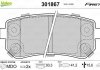 Гальмівні колодки дискові HYUNDAI/KIA i30/ix35/Picanto/Sportage 1,0-2,0 задні 07- Valeo 301867 (фото 1)