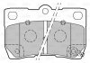 Фото автозапчастини гальмівні колодки дискові LEXUS GS/IS 2,2-4,3 задні 05-13 Valeo 301888 (фото 1)