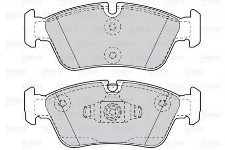 Тормозные колодки дисковые BMW 1(E87)/3(E90,91) 2,0 передние 03-11 Valeo 302050