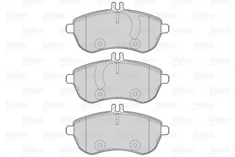 Гальмівні колодки дискові FIRST Mercedes C250 09-14, Mercedes E220CDI 09- Valeo 302088 (фото 1)