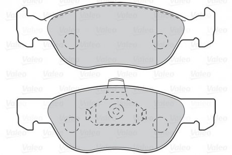 Тормозные дисковые колодки FIAT Punto/Punto Van 1,3-1,9 передние 99-09 Valeo 302104 (фото 1)