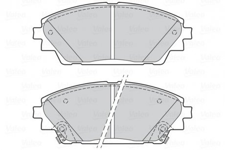 Тормозные колодки дисковые MAZDA CX-3/Mazda 3 1,5-2,0 передние 08- Valeo 302285