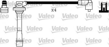 Комплект проводов зажигания TOYOTA AVENSIS 1.6/1.8 09.97-10.00 Valeo 346239 (фото 1)