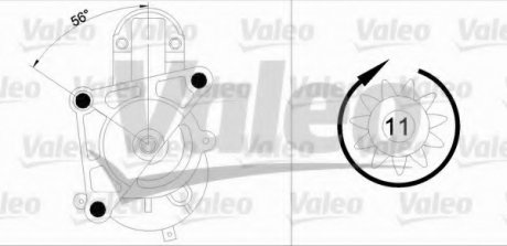 Фото автозапчасти стартер Valeo 436063