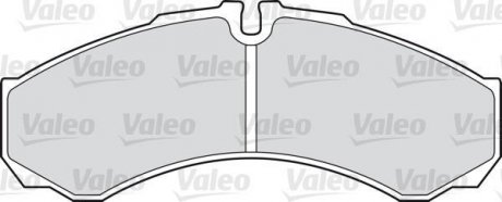 Комплект тормозных колодок BREMBO IVECO EUROCARGO I-III, MAGIRUS, DAILY I, DAILY II, DAILY III; Renault MASCOTT; RENAULT MASCOTT 8040.25B.4200-ZD3A604 01.85- Valeo 541662 (фото 1)