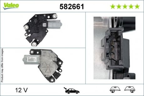 Фото автозапчасти моторчик стеклоочистителя задний MERCEDES C T-MODEL (S205) 09.14- Valeo 582661