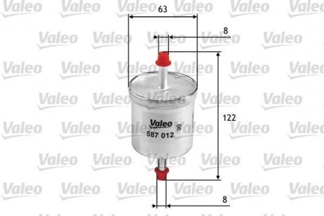 Топливный фильтр Valeo 587012 (фото 1)
