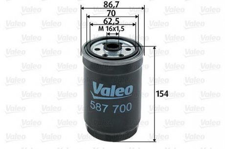 Топливный фильтр Valeo 587700 (фото 1)