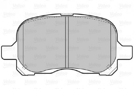 Фото автозапчастини гальмівні(тормозні) колодки Valeo 598579