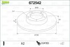 Фото автозапчасти тормозной диск задняя левая/правая AUDI A6 C6 2.0-3.2 05.04-08.11 Valeo 672542 (фото 1)