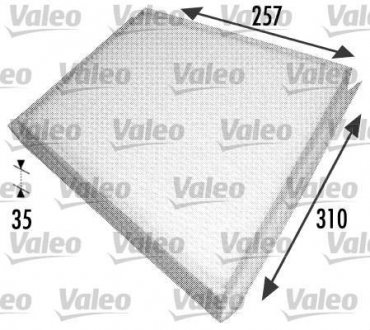 Фильтр салона MERCEDES CLS (C219), ET-MODEL (S211), E (W211) 1.8-6.2 03.02-12.10 Valeo 698702