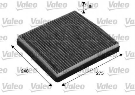 Фильтр салона Volvo S60/S70/S80/V70/XC90 -14 (угольный) Valeo 715512