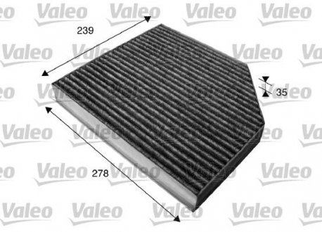 Фильтр салона Audi A4/A6 1.8-4.2TFSI 07- (угольный) Valeo 715580