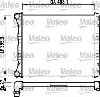 Фото автозапчастини радіатор основний AUDI A2 1.2D-1.6 02.00-08.05 Valeo 732785