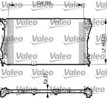 Радиатор двигателя OPEL VIVARO A; RENAULT TRAFIC II 2.0D 01.06- Valeo 735599 (фото 1)