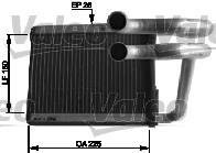 Радиатор печки Hyundai Tucson; KIA SPORTAGE 2.0/2.0D/2.7 08.04- Valeo 812434 (фото 1)