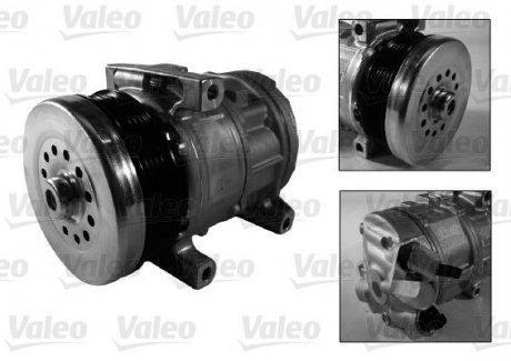 Фото автозапчасти компрессор кондиционера ALFA ROMEO MITO; FIAT DOBLO, FIORINO, GRANDE PUNTO, LINEA, PUNTO, PUNTO EVO, QUBO 1.2-1.4LPG 06.05- Valeo 813197