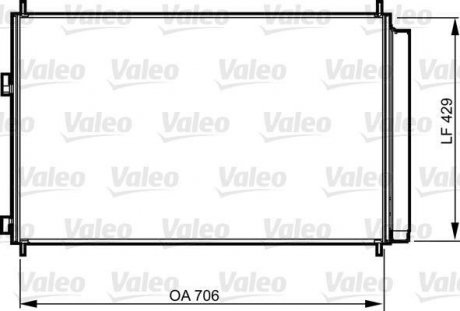 Радіатор кондиціонера TOYOTA RAV 4 III 2.0/2.2D/2.4 11.05-12.13 Valeo 814204 (фото 1)