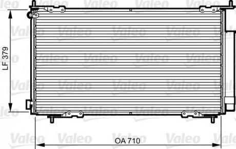 Фото автозапчасти радиатор кондиционера HONDA CR-V II 2.0/2.2D 09.01-03.07 Valeo 814225