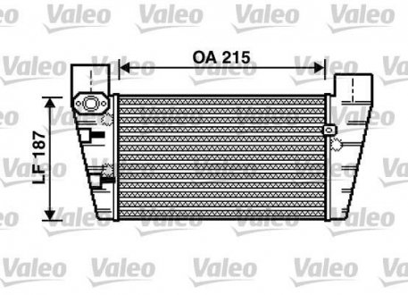 Интеркуллер AUDI A4; SEAT EXEO, EXEO ST 1.8 11.00-05.10 Valeo 817867 (фото 1)