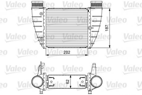 Фото автозапчасти интеркуллер AUDI A4; SEAT EXEO, EXEO ST 1.6/2.0/2.0D 11.04-05.13 Valeo 818325