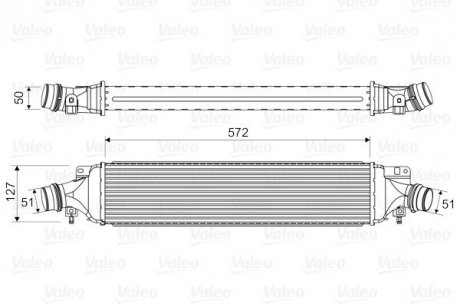 Фото автозапчастини інтеркулер OPEL CORSA D 1.4/1.6/1.7D 08.06-08.14 Valeo 818329