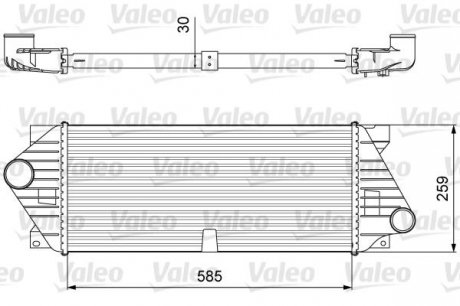 Фото автозапчастини інтеркулер MERCEDES M (W163) 2.7D 12.99-06.05 Valeo 818635