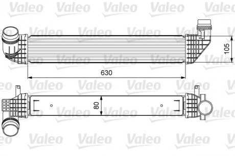 Фото автозапчастини інтеркулер RENAULT GRAND SCENIC III, SCENIC III 1.6D 04.11- Valeo 818636 (фото 1)