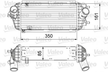 Фото автозапчастини інтеркулер HYUNDAI I40, I40 CW; KIA OPTIMA 1.7D 07.11- Valeo 818665