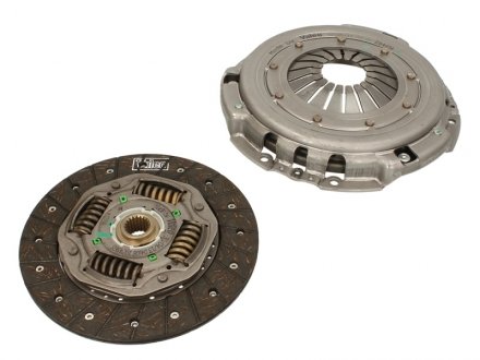 Комплект дводискового зчеплення (з диском, з наж. диском, без головного циліндра зчеплення, 230мм) FIAT STILO 1.8 10.01-08.08 Valeo 826253 (фото 1)