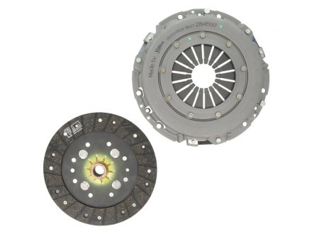 Комплект дводискового зчеплення (з диском, з наж. диском, без головного циліндра зчеплення, 230мм) FIAT STILO 2.4 10.01-04.07 Valeo 826254