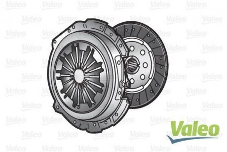 Фото автозапчасти комплект сцепления FORD Fiesta V 1 4TDCi 01-> Fusion 1 4TDCi 02- MAZDA 1 4CD 03-> дв F6JC Valeo 826906