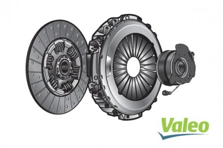 Фото автозапчастини комплект зчеплення RVI, VOLVO, D=430 mm Valeo 827611