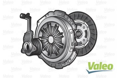 Комплект зчеплення Opel Combo 1.4 16V 04- (d=190mm) (+вижимний) Valeo 834065 (фото 1)