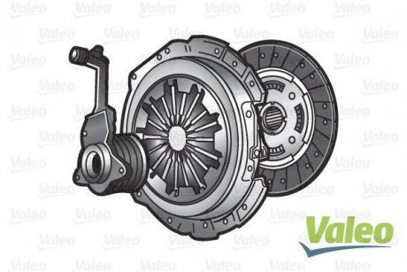 Комплект зчеплення з гідравлічним підшипником (190мм) FORD FIESTA V 1.4 11.01-06.08 Valeo 834069