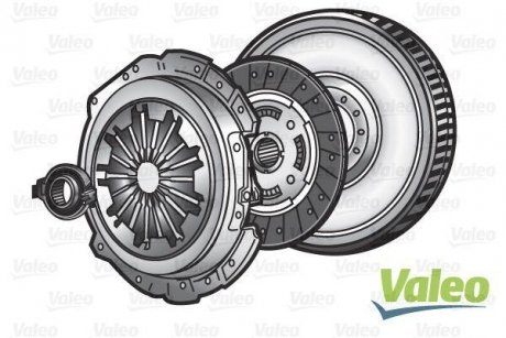 Комплект сцепления с жестким колесом и выжимн. подш. (229,5мм) Valeo 835041