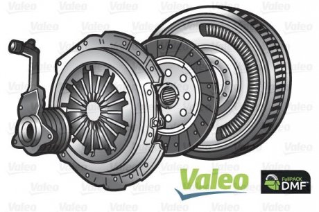 Комплект саморегулюючого зчеплення з двомасовим маховиком та гідравлічним підшипником (235мм) FIAT BRAVO II, STILO 1.9D 09.04-12.14 Valeo 837001