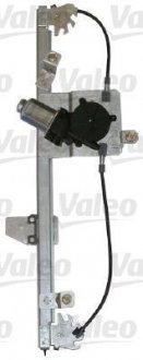 Склопідіймач передня ліва (електричний, з двигуном, кількість дверей: 4) RENAULT MODUS 09.04- Valeo 850642