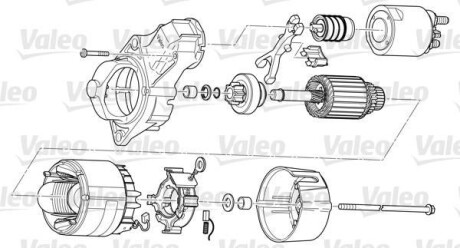 Фото автозапчасти стартер Valeo D7ES5