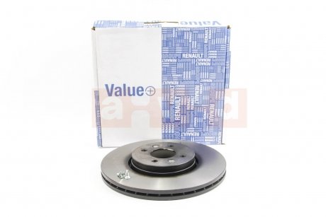 Гальмівний диск перед. Renault Scenic 03- (вент.) (300x24) Value 7711948156