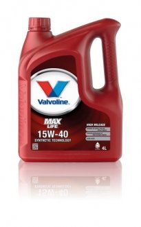 Фото автозапчасти олива для двигуна VALVOLINE MAXLIFE 15W40 4L