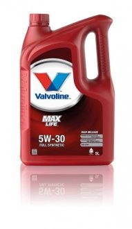 Фото автозапчасти олива для двигуна VALVOLINE MAXLIFE 5W30 C3 5L