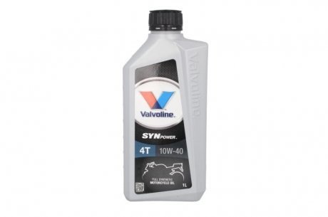 Фото автозапчасти олива для 4-тактних двигунів VALVOLINE SYNPOWER 4T 10W40 1L