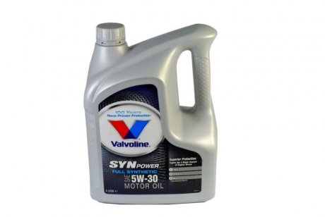 Фото автозапчасти олива для двигуна VALVOLINE SYNPOWER 5W30 4L