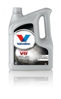 Фото автозапчасти олива для двигуна VALVOLINE VR1 RACING 5W50 4L