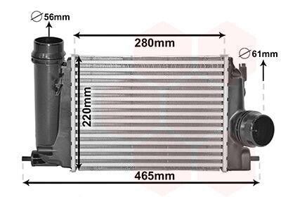 Фото автозапчастини інтеркулер NISSAN QASHQAI / RENAULT MEGANE Van Wezel 13014703 (фото 1)