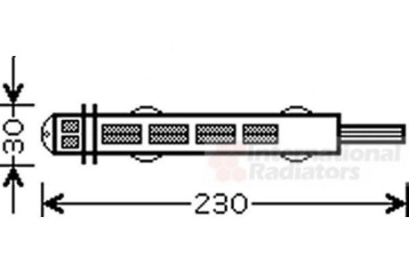 Фото автозапчасти осушувач кондиціонера Van Wezel 1700D315