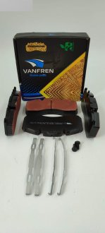 Тормозные колодки с притирочным покрытием Renault. (29173) VANFREN 729173/P