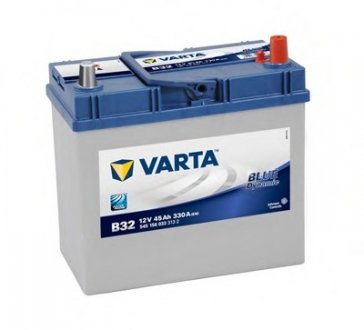 Акумуляторна батарея 45Ah/330A (238x129x227/+R/B00) Blue Dynamic B32 Азія VARTA 545156033 3132