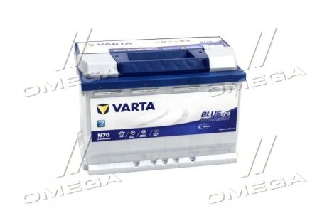 Аккумулятор 70Ah-12v BD EFB (278х175х190),R,EN760 VARTA 570500076 (фото 1)